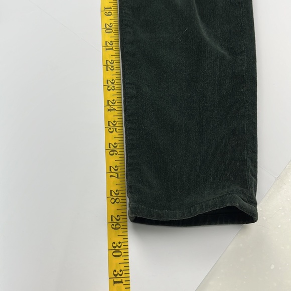 J Brand Skinny Leg Mid-Rise Micro-Cords in Conifer (dark green), W29 L29 - Picture 14 of 15
